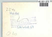 25746 W2240 Heide , Holst FOTO KEINE AK