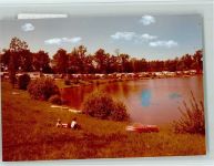 49584 W4557 Fürstenau b Bramsche, Hase FOTO KEINE AK Ferienzentrum Campingplatz Ruderboot