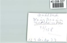 92345 W8435 Mühlbach , Oberpf FOTO KEINE AK Haus Braun
