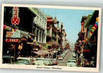San Francisco Foto AK Auto Geschäft Grant Avenue Chinatown