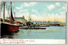 Göteborg 1909 Gebrauchsspuren Hafen