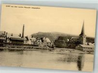08600 Givet Foto AK Kirche Maasufer