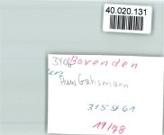 37120 W3406 Bovenden FOTO KEINE AK Haus Gahsmann