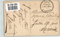 Burgos 1920 Foto AK Kathedrale Marke Bildseitig