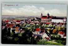 88250 W7987 Weingarten , Württ - Panorama des Ortes mit der Benediktiner-Abtei