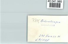 78199 W7715 Bräunlingen FOTO KEINE AK Schule