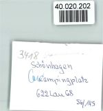 37170 W3418 Schönhagen , Solling FOTO KEINE AK Campingplatz