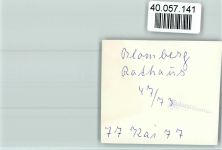 32825 W4933 Blomberg , Lippe FOTO KEINE AK Rathaus