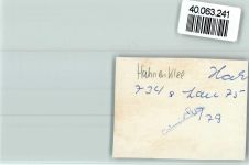 W3380 Hahnenklee Haus Niedersachsen Briefkasten Briefkasten FOTO KEINE AK