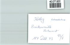 56751 W5444 Kollig FOTO KEINE AK Hotel Bruckenmühle