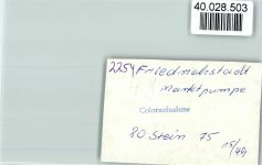 25840 W2254 Friedrichstadt , Eider FOTO KEINE AK Marktpumpe