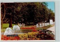 31707 W3064 Bad Eilsen FOTO KEINE AK Kurpark Fontänenallee Springbrunnen