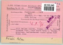 56859 W5584 Bullay FOTO KEINE AK Cafe Reis