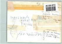 W5222 Morsbach , Sieg Hotel Matschke 1969 Mercedes FOTO KEINE AK