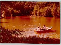 W6732 Edenkoben am Hilschweiher im Edenkobener Tal Ruderboot Ruderboot FOTO KEINE AK