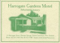 Hanmer Springs - Harrogate Garten Motel