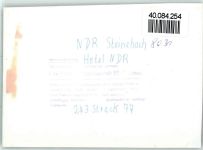 82237 W8031 Steinebach a Wörthsee FOTO KEINE AK Hotel NDR