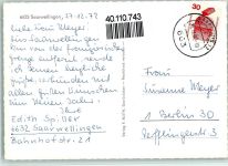 66793 W6632 Saarwellingen - Ortsansichten Kirche Freibad 4-Bildaufnahme