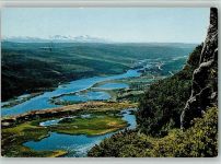 Fluss Are Arvidsjaur Motiv Schweden
