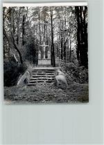 48612 W4435 Leer , Westf - Treppen zum Kreuz Denkmal Foto 11 x 12 cm