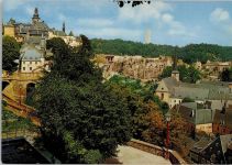 Luxembourg Luxemburg - Faubourg du Grund und Rocher du Bock
