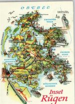 18565 O2359 Insel Hiddensee - Riesenkarte