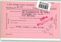 40822 W4020 Mettmann FOTO KEINE AK Verwaltungsschule