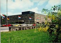 Luxembourg Luxemburg - Flaggen am Stadttheater