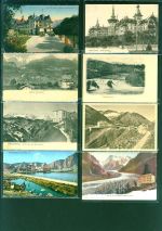 Hotels Schweiz (überwiegend Berghotels) Lot mit 20 AK, ca. 1899-1920: teils mit Gebrauchsspuren, teils gelaufen Gastronomie Kleinposten bis 20