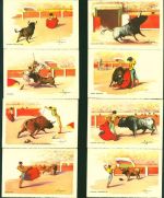 Lot mit 13 AK, vor 1945: gute Erhaltung, nicht gelaufen Stierkampf Kleinposten bis 20