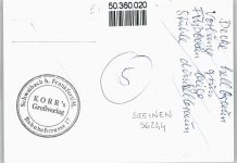 56244 W5419 Steinen , Westerw - Foto-Karte, Gasthaus Zum Westerwald