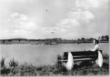 49451 W2841 Holdorf , Niedersachs - Fluss Bank Brücle