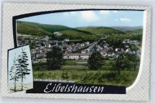 35713 W6345 Eibelshausen - Schule Baum Feld Haus Berg
