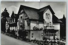 38879 O3706 Schierke am Brocken - Erholungsheim Straße Balkon Baum