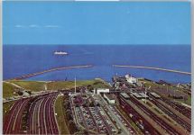 23769 W2448 Puttgarden - Fliegeraufnahme Meer Schiff