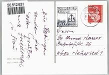40472 W4030 Ratingen - See Rathaus Auto Oberstraße Kirche Marktplatz Laterne
