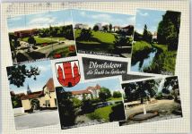 46535 W4220 Dinslaken - Bach Panorama Tor Springbrunnen