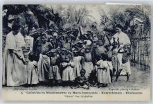 Eingeborene , kath. Missionare , Kumbakonam Motiv Indien