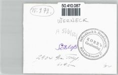 97440 W8727 Werneck - Foto-Karte