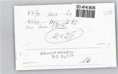 66538 W6680 Neunkirchen , Saar