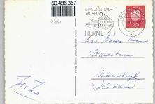 44623 W4690 Herne , Westf - Bahnhof, Rathaus, Zeche, Bahnhofstraße