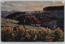 Aug.Simon , Sonnenaufgang Schwarzwald Maler