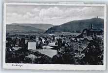 37269 W3440 Eschwege - Panorama Fluss Brücke Berg