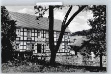 34593 W3589 Rengshausen , Hess - Haus Baum Wiese Mauer