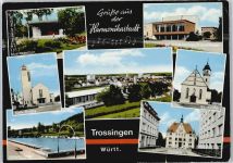 78647 W7218 Trossingen - Schwimmbad, Rathaus