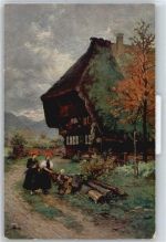 W.Hasemann , Bauernhof Schwarzwald Maler