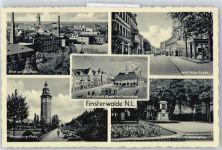 03238 O7980 Finsterwalde - Hindenburg-Platz, Kriegerdenkmal, WK II
