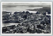 19053 O2750 Schwerin , Meckl - Fliegeraufnahme