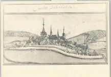 72070 W7400 Bebenhausen , Württ Künstlerkarte Kloster
