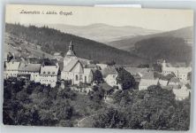 01778 O8246 Lauenstein - Gesamtansicht mit Kirche